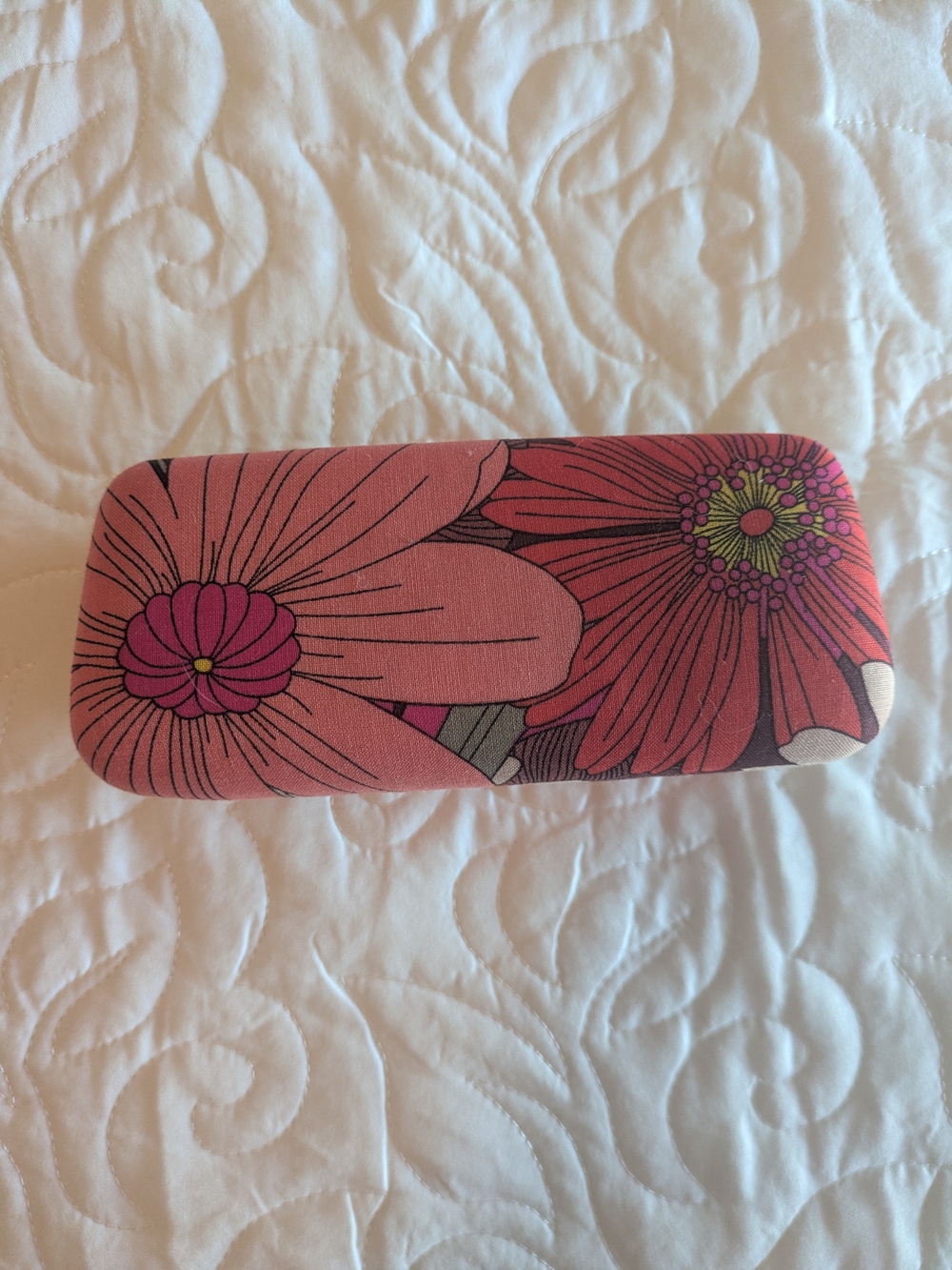 Vera Bradley Bohemian Blooms Pink Floral Eyewear Case - Women's Accessory